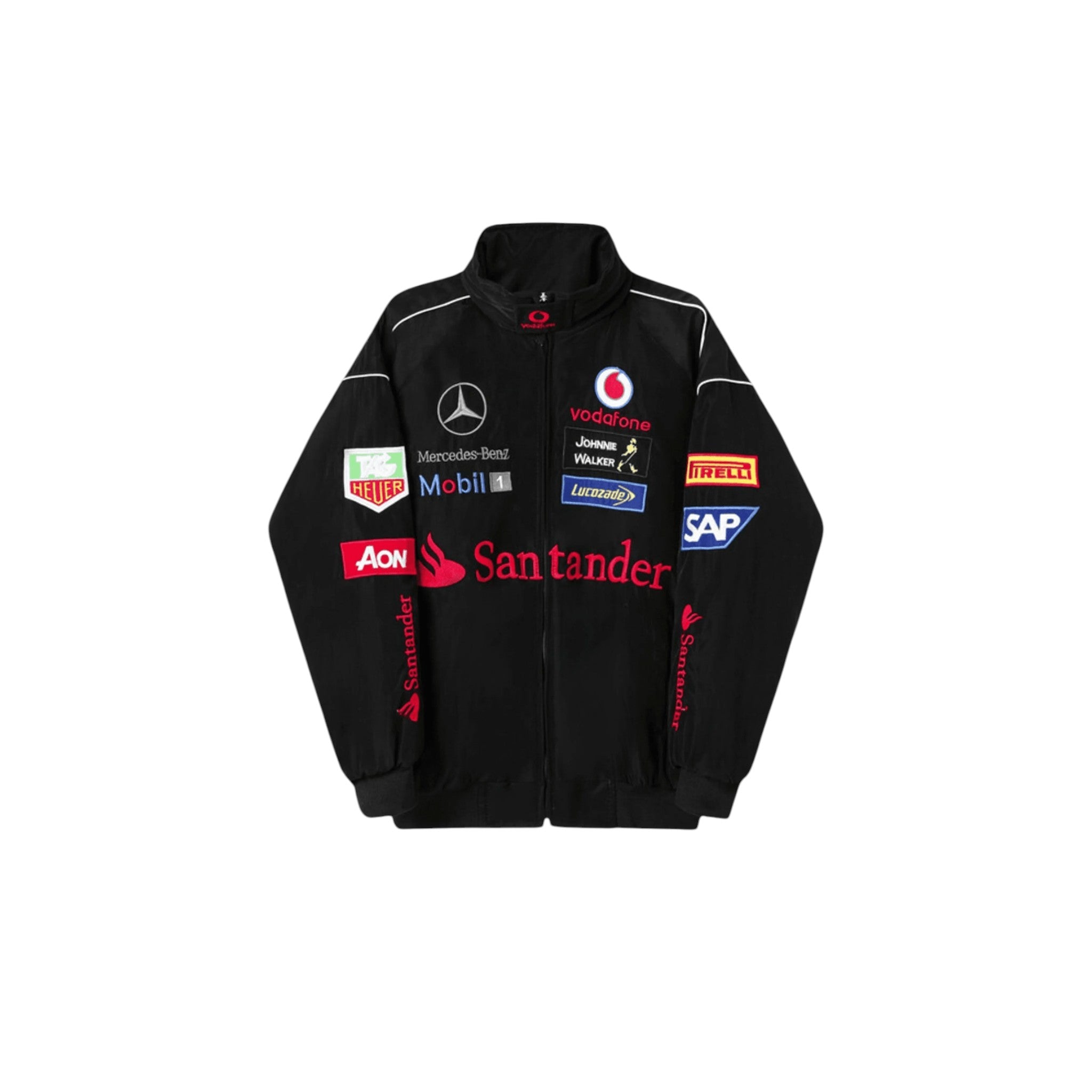 Mercedes-Benz Vintage Jacket - Black Edition – Speedx Karting
