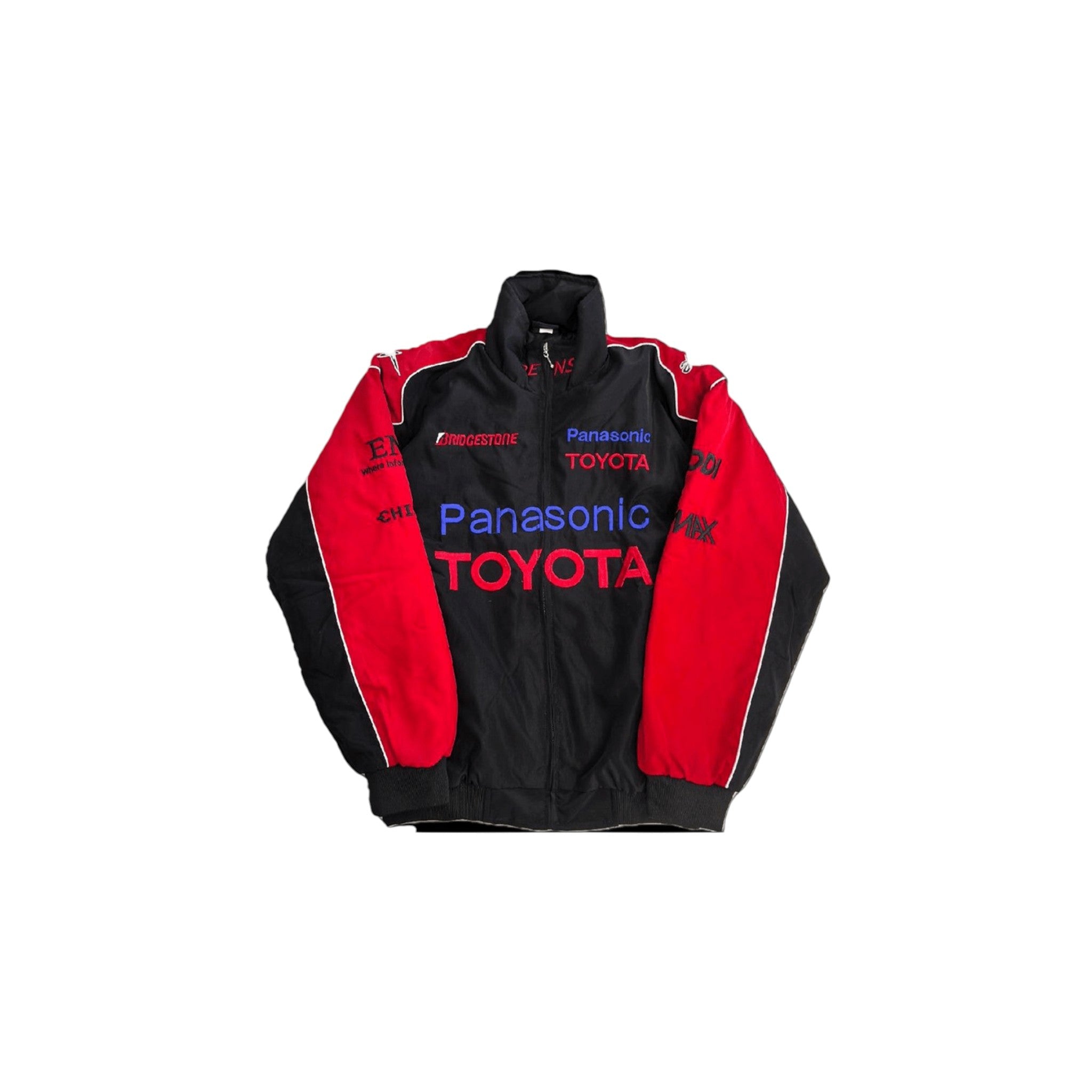 希少 TOYOTA トヨタ レーシングF1 ジャケット 2002 リバーシブル Toyota F1 Vintage Racing Jacket – Red & Black Edition – Speedx Karting