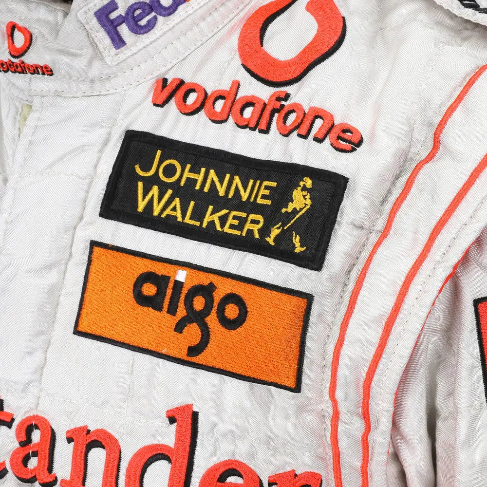 2007 Fernando Alonso McLaren F1 Embroidered Racing Suit - Speedxcrafts