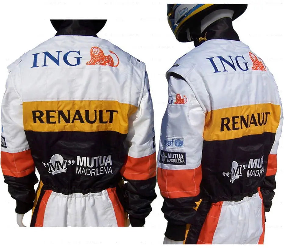 2008 Fernando Alonso Renault F1 Embroidered Racing Suit