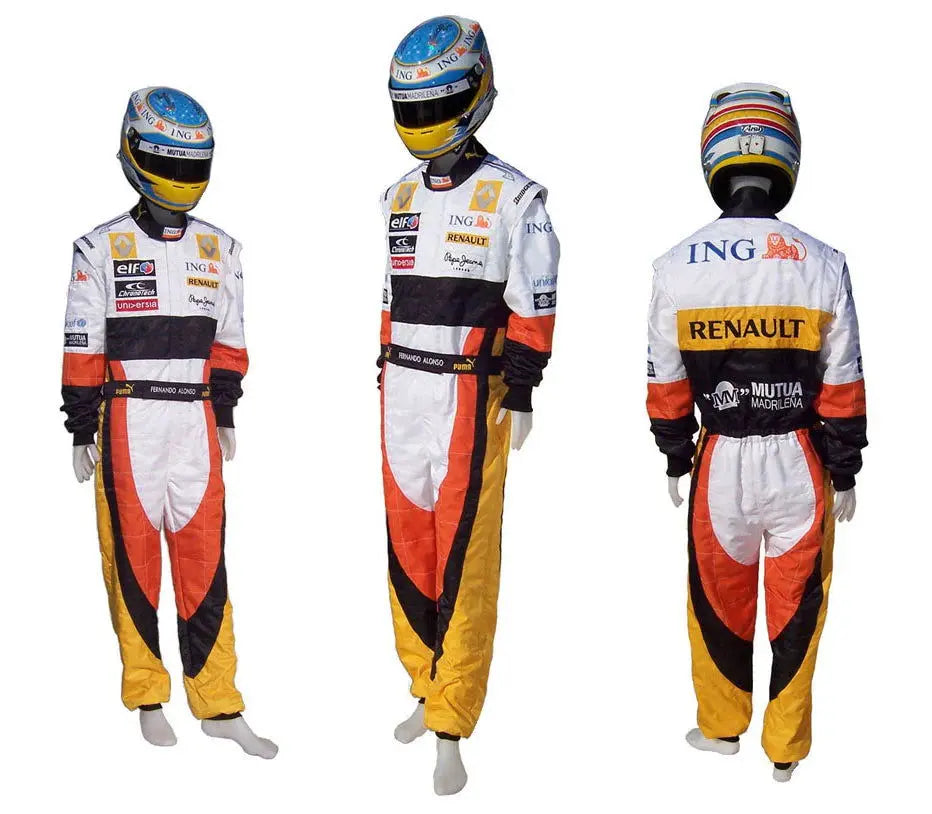 2008 Fernando Alonso Renault F1 Embroidered Racing Suit