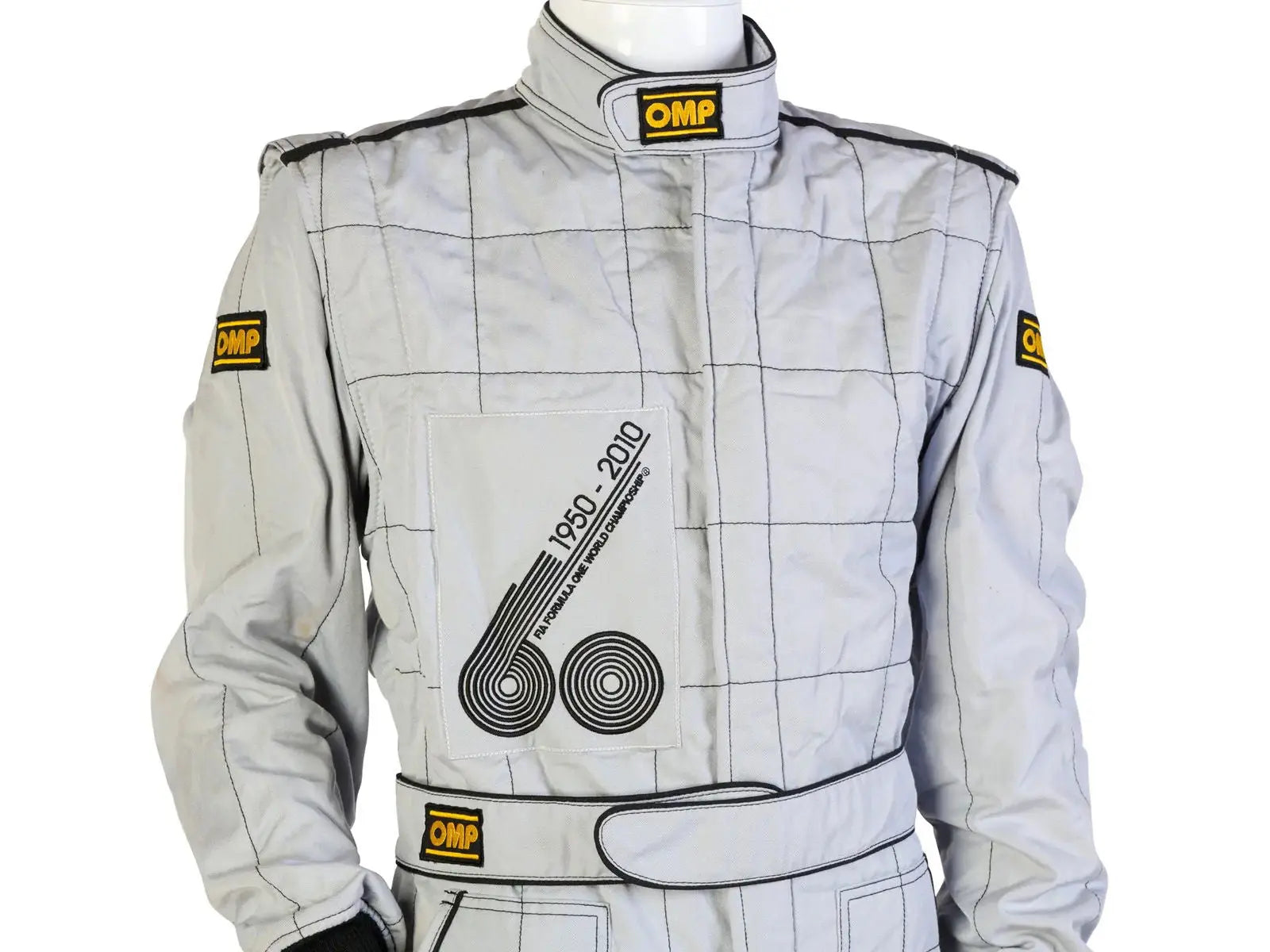 2010 Formula 1 50th Anniversary Bahrain Grand Prix Demonstration OMP NIGEL MANSELL’S Race Suit - Speedxcrafts