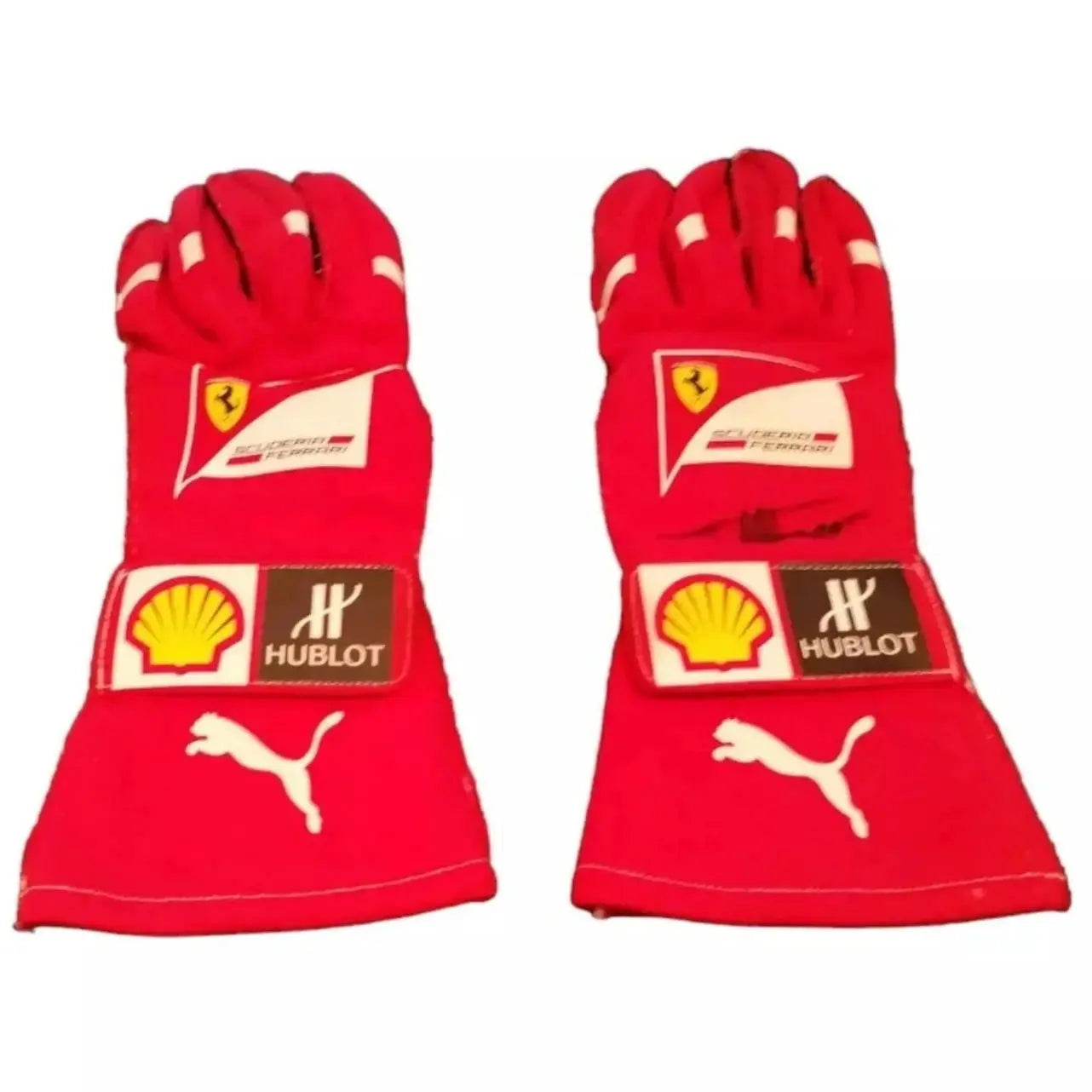 2014 Fernando Alonso gloves - Abu Dhabi GP