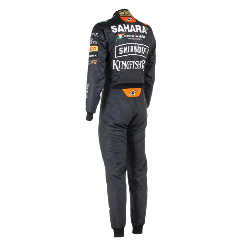 2014 Sergio Pérez Sahara Force F1 Racing Suit