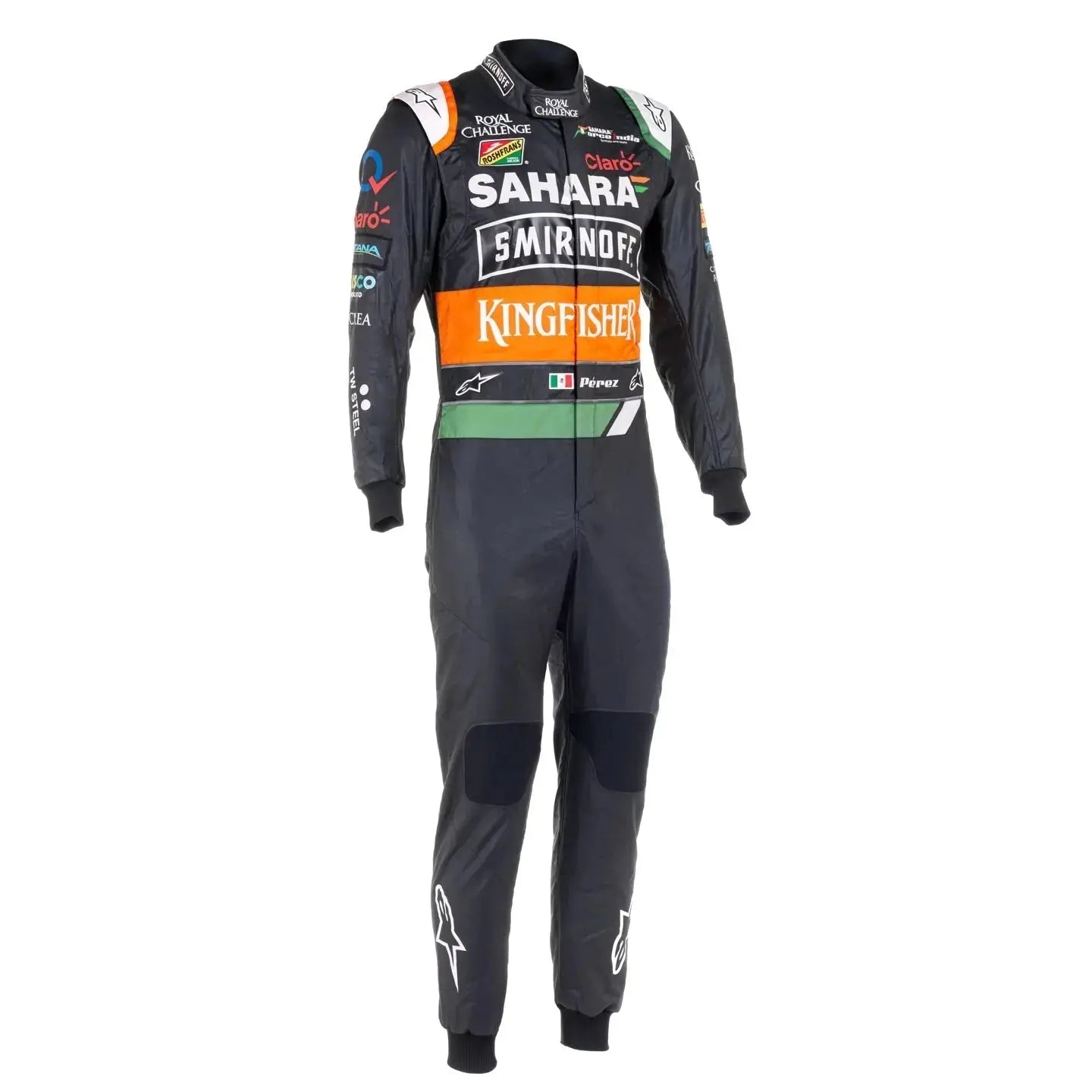 2014 Sergio Pérez Sahara Force F1 Racing Suit