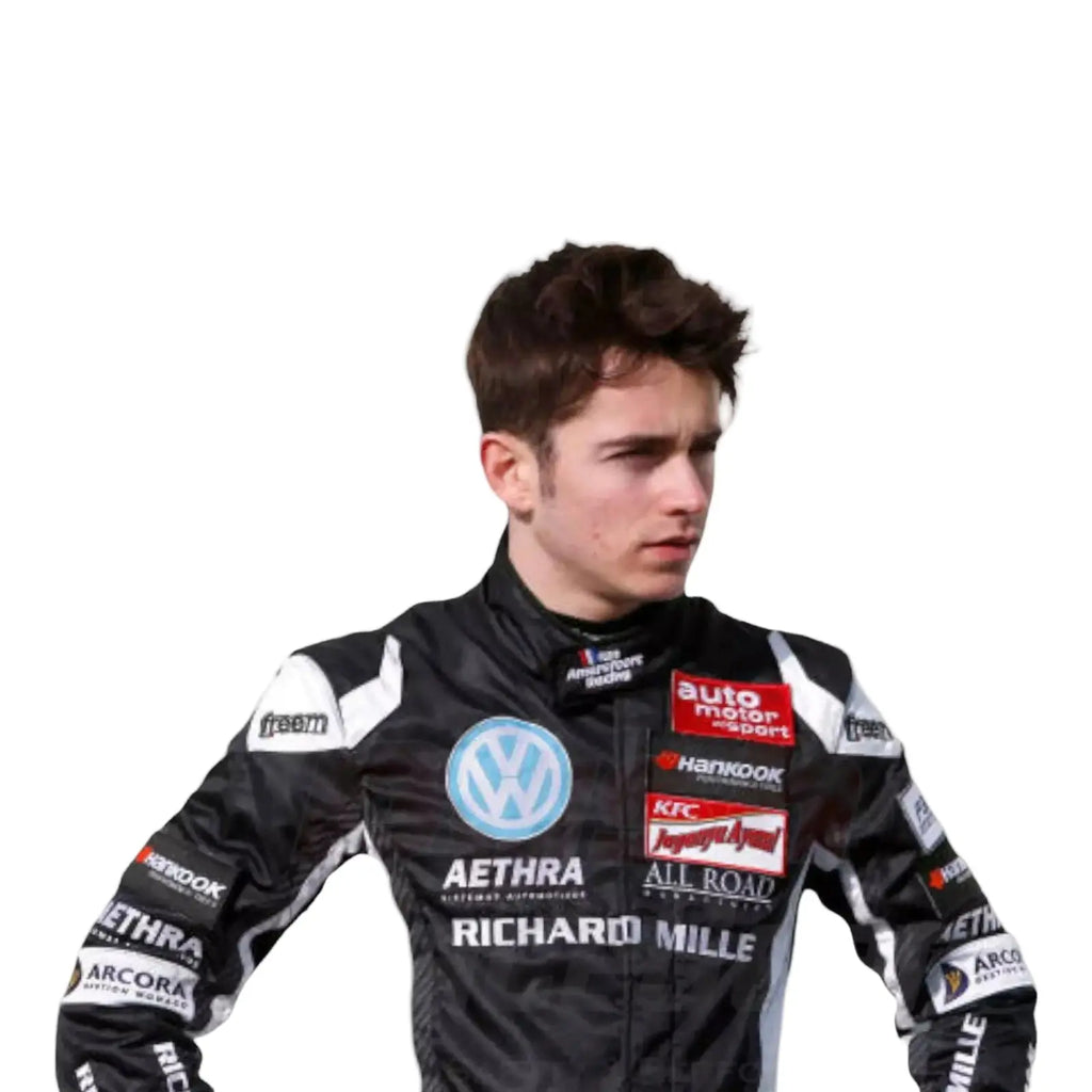 2015 Charles Leclerc Richard Mille F3 Race Suit - Silverstone 