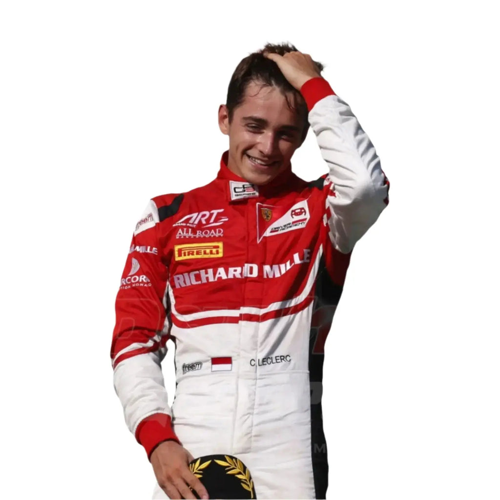 2016 Charles Leclerc Ferrari F1 Race Suit