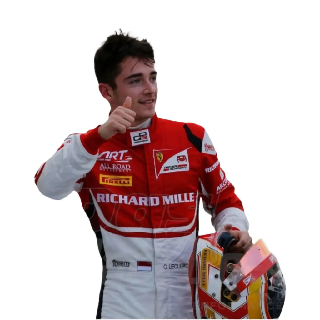 2016 Charles Leclerc Ferrari F1 Race Suit - Speedxcrafts