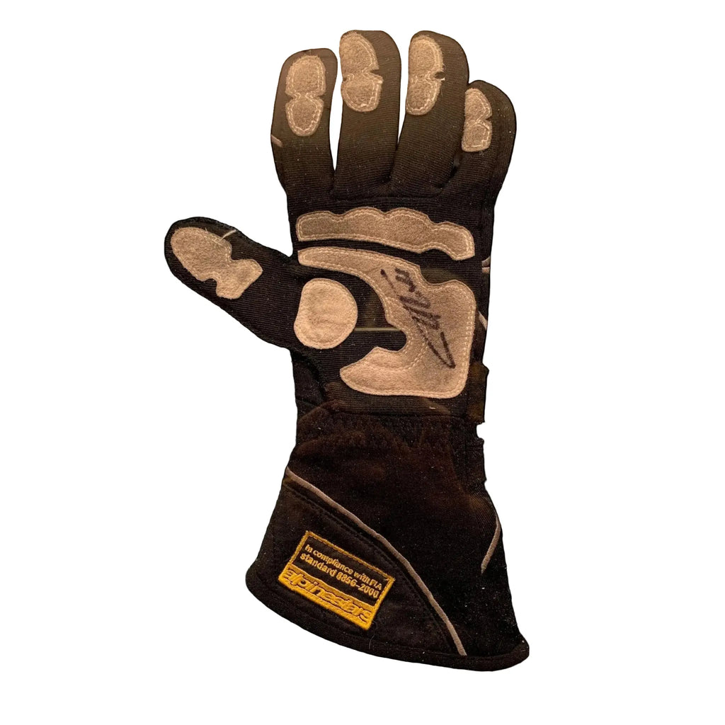 2016 Fernando Alonso gloves race used gloves signed