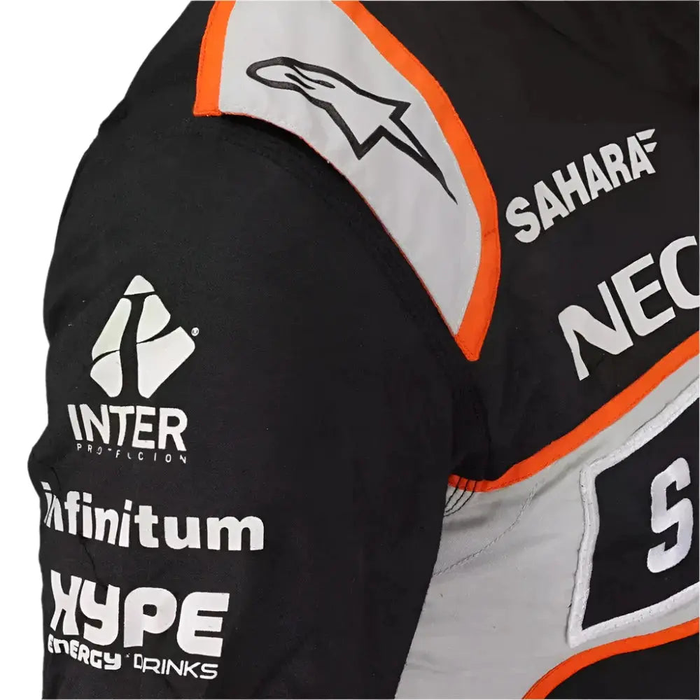 2016 Sergio Perez Race Suit | Sahara Force India F1 Team - Official Merchandise - Speedxcrafts