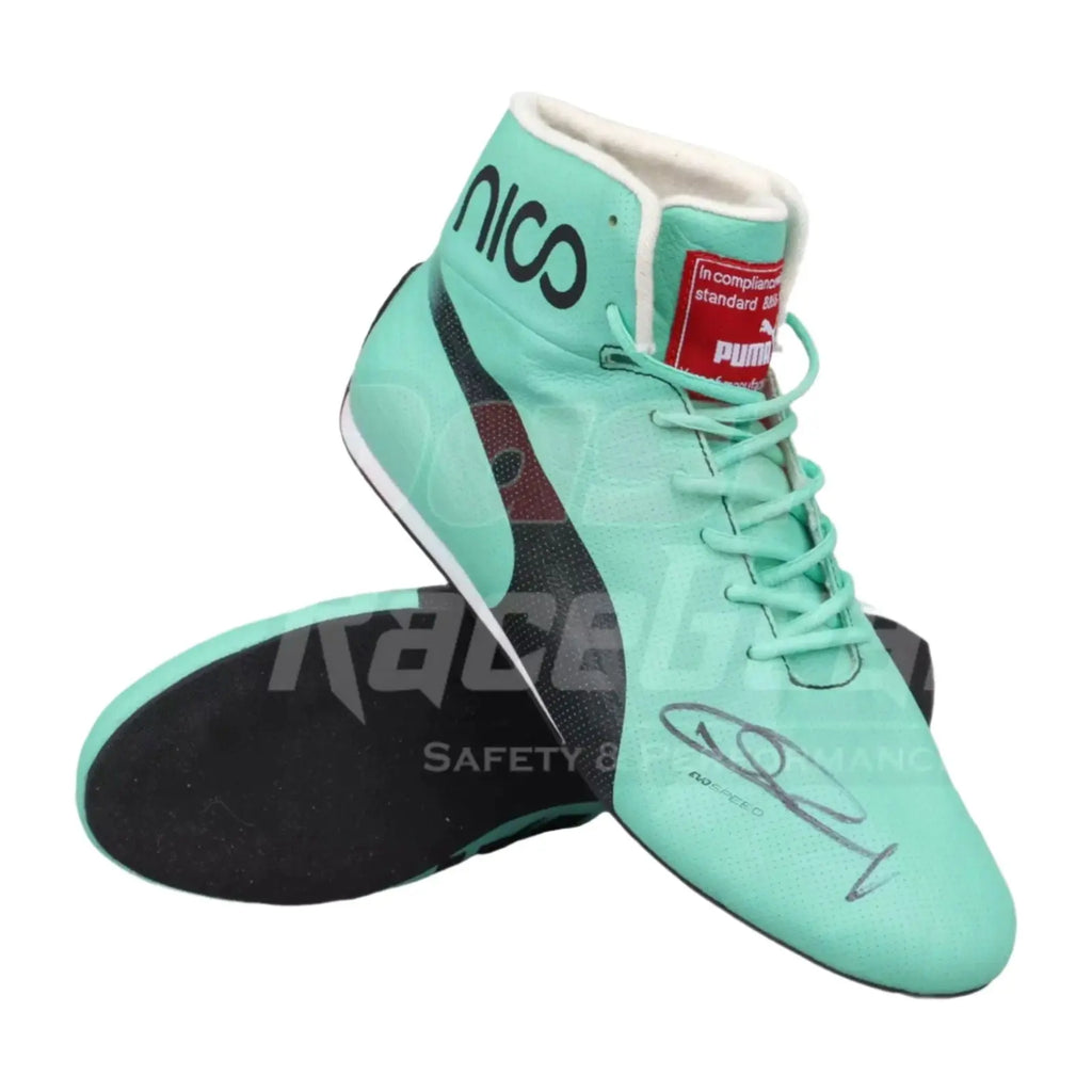 2017 NICO ROSBERG SPEC EVENT F1 Race BOOTS - Speedxcrafts