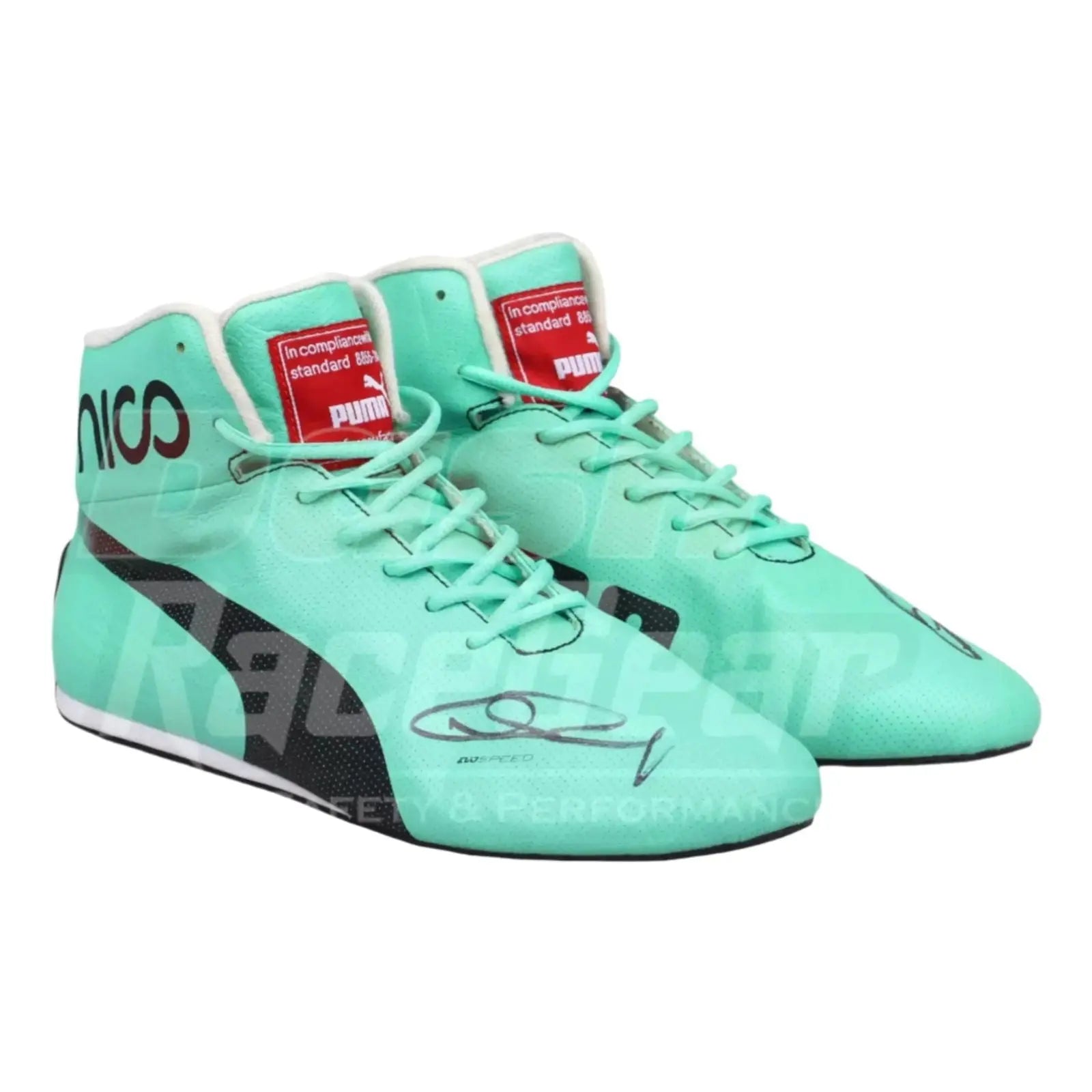 2017 NICO ROSBERG SPEC EVENT F1 Race BOOTS - Speedxcrafts
