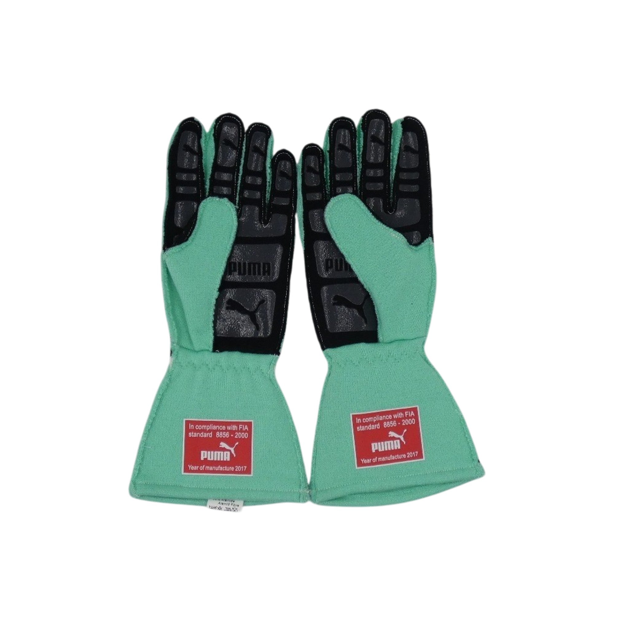 2017 Nico Rosberg Signed Mercedes Race Gloves