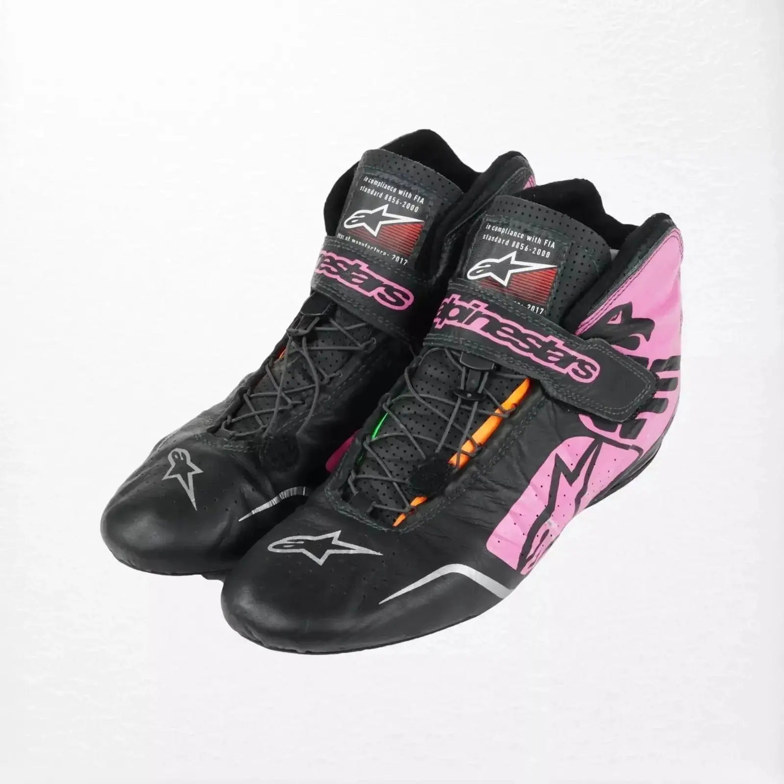 2017 Sergio Perez Alpinestars F1 Race Boots - Speedxcrafts