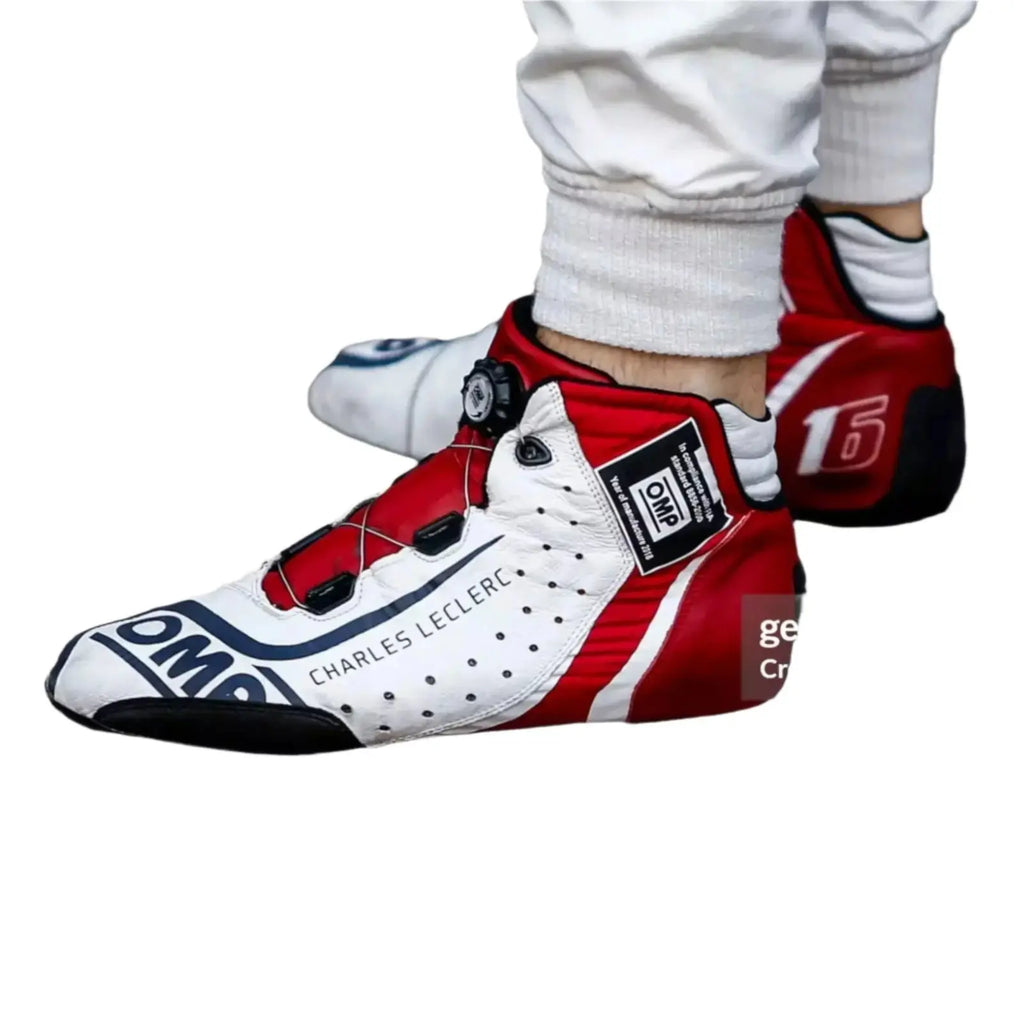 2018 Charles Leclerc Alfa Romeo Sauber F1 Team Shoes - Speedxcrafts