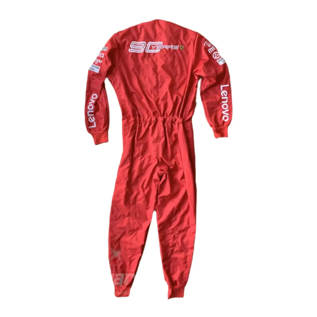 2019 Charles Leclerc Scuderia Ferrari 90 Years Embroided Racing Suit