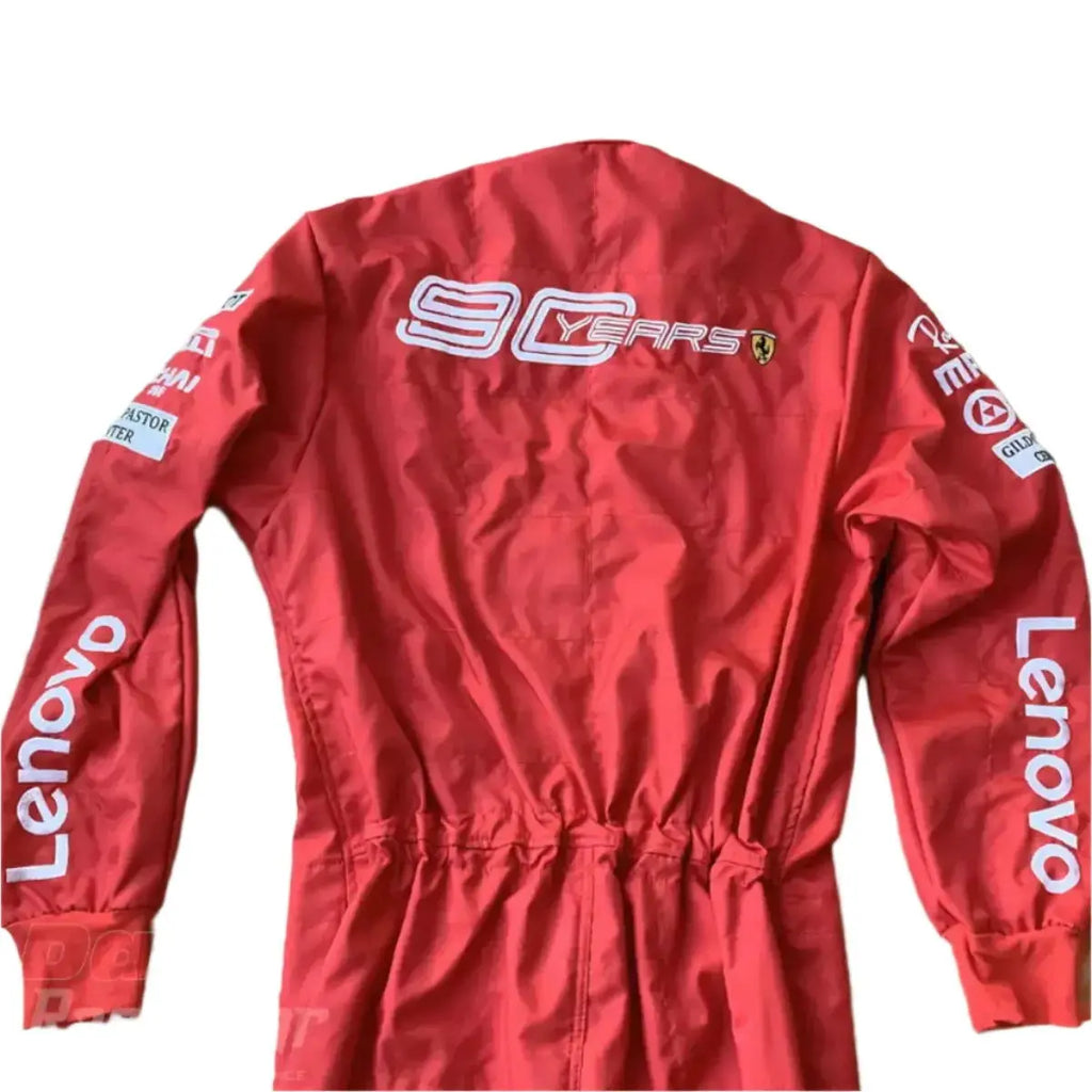 2019 Charles Leclerc Scuderia Ferrari 90 Years Embroided Racing Suit