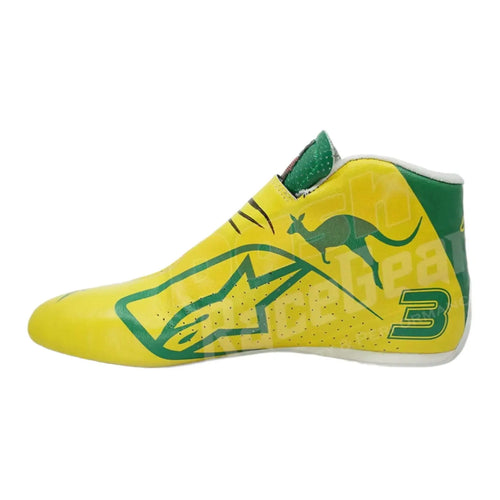 2019 DANIEL RICCIARDO RENAULT F1 RACE BOOTS - AUSTRALIAN GRAND PRIX - Speedxcrafts