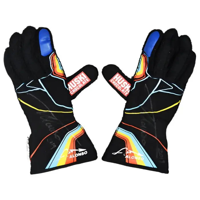 2019 Fernando Alonso Indy 500 McLaren F1 Gloves
