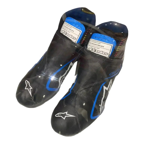 2019 GEORGE RUSSELL Williams Racing F1 Race Boots - Speedxcrafts