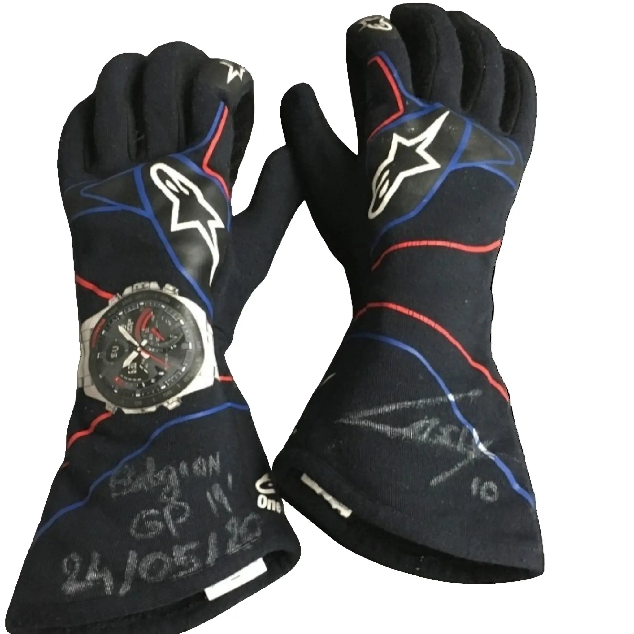 2019 Pierre Gasly Belgian GP  F1 Race Gloves