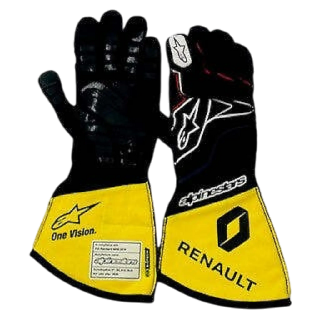 2020 Esteban Ocon Race Used Renault F1 Team Alpinestars Gloves