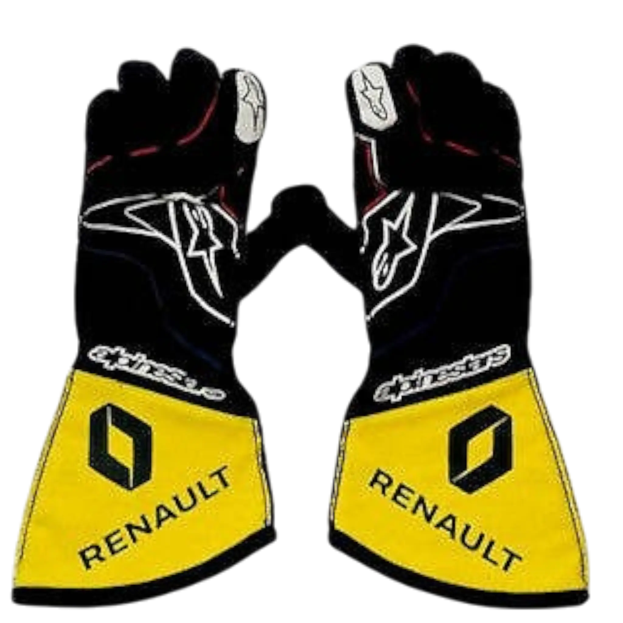 2020 Esteban Ocon Race Used Renault F1 Team Alpinestars Gloves