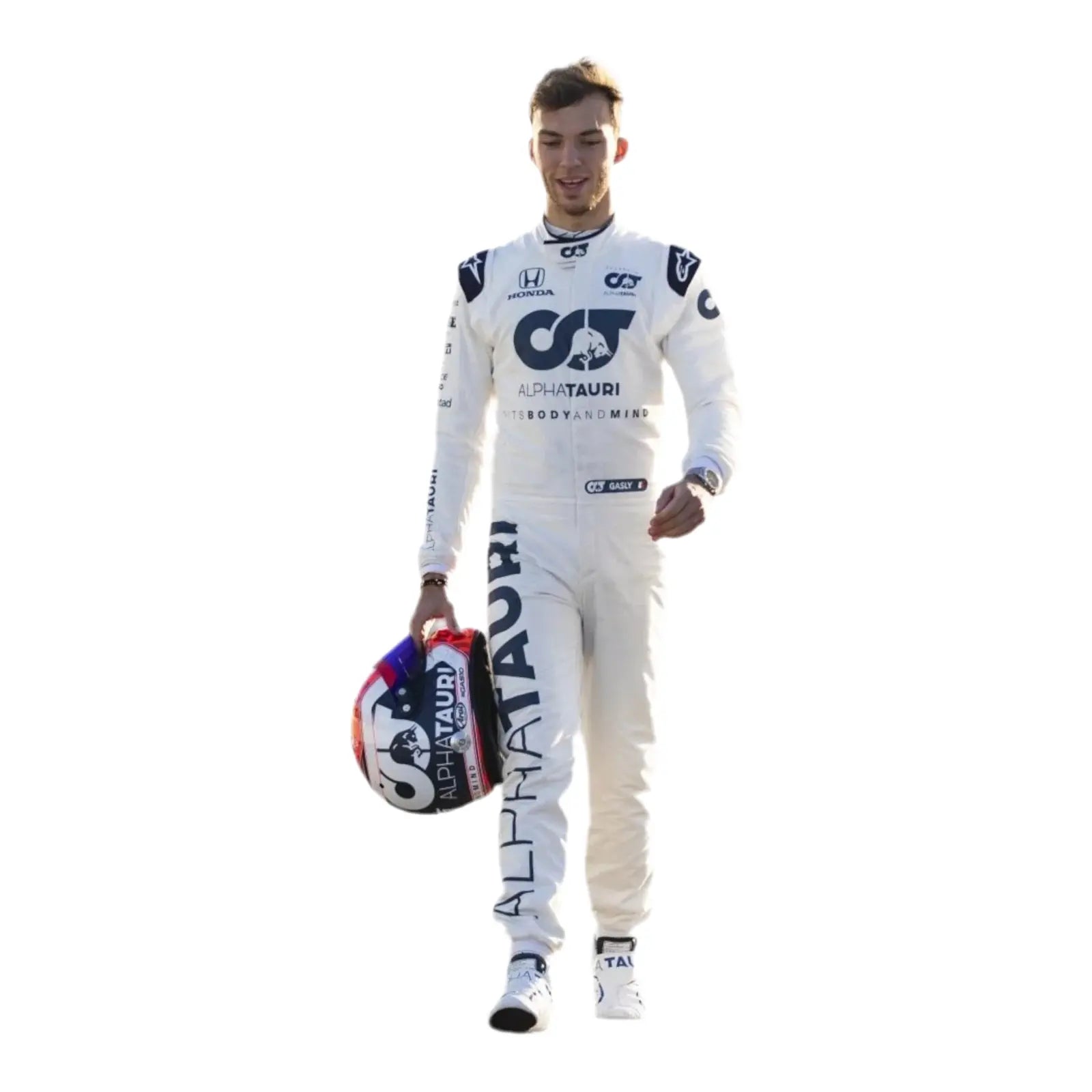2020 Pierre Gasly Alpha Tauri Race Suit - Abu Dhabi GP