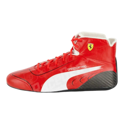 2021 Carlos Sainz Ferrari F1 Race Boots - Speedxcrafts