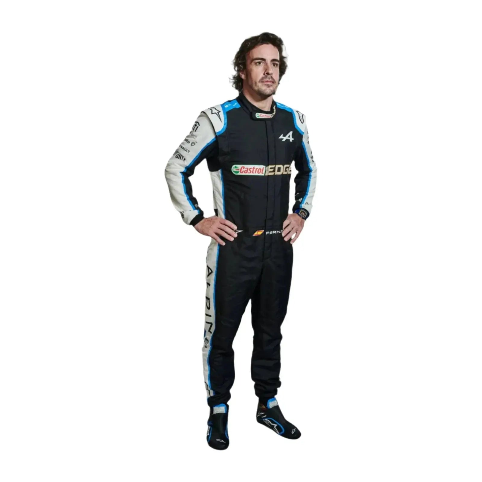 2021 FERNANDO ALONSO ALPHINE F1 RACE SUIT
