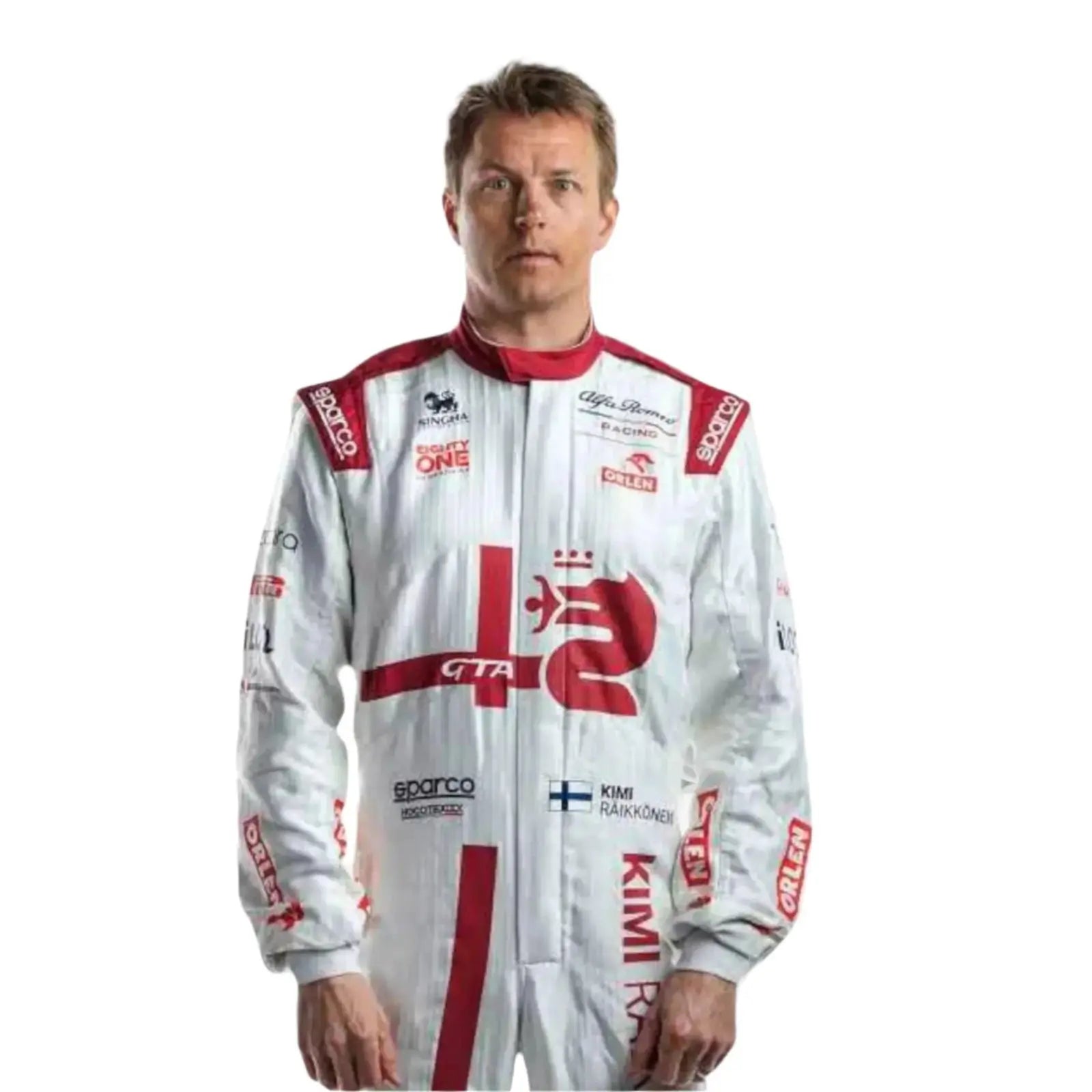 2021 Kimi Räikkönen Alfa Romeo F1 Team Race Suit - Speedxcrafts