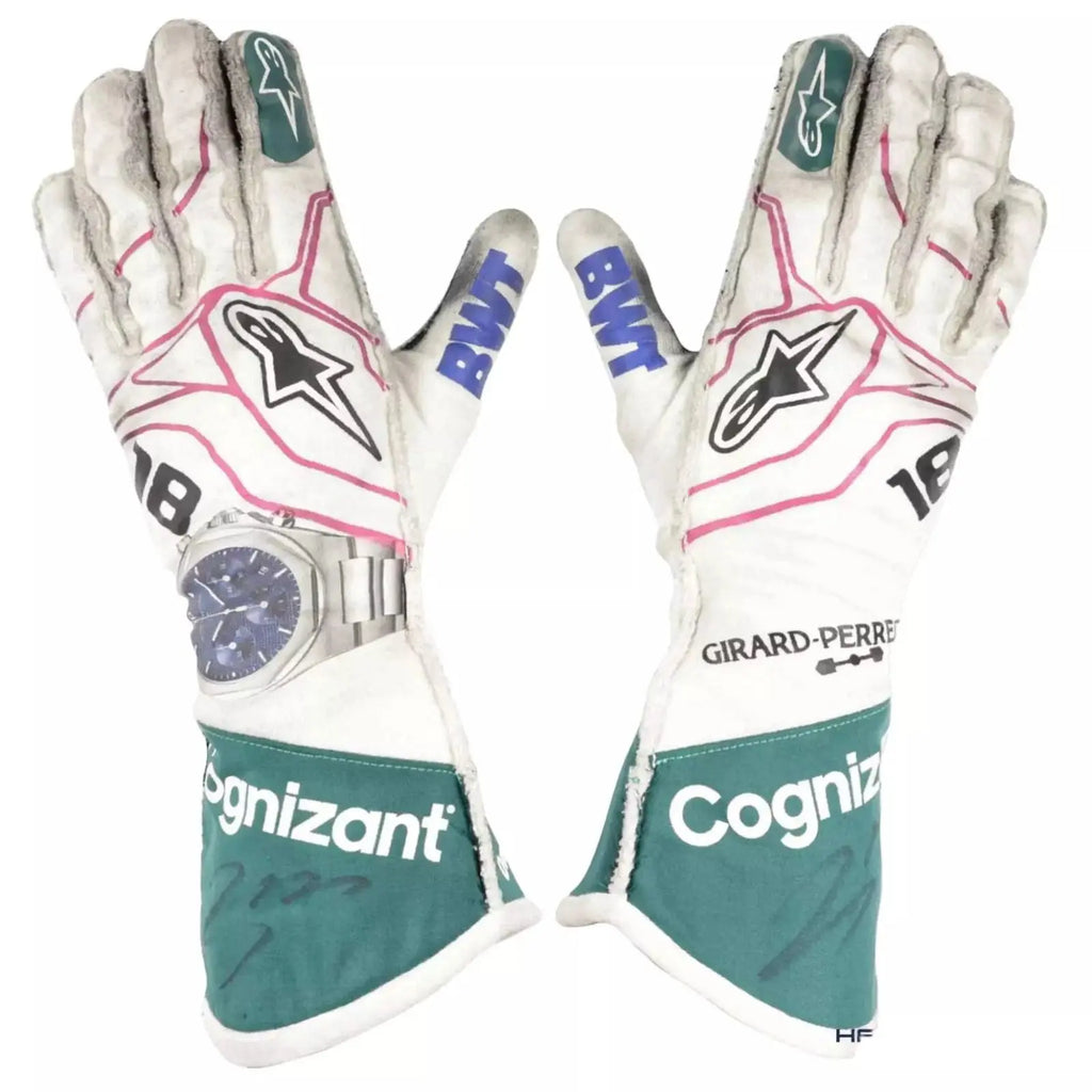 2021 Lance Stroll Aston Martin F1 Racing Gloves