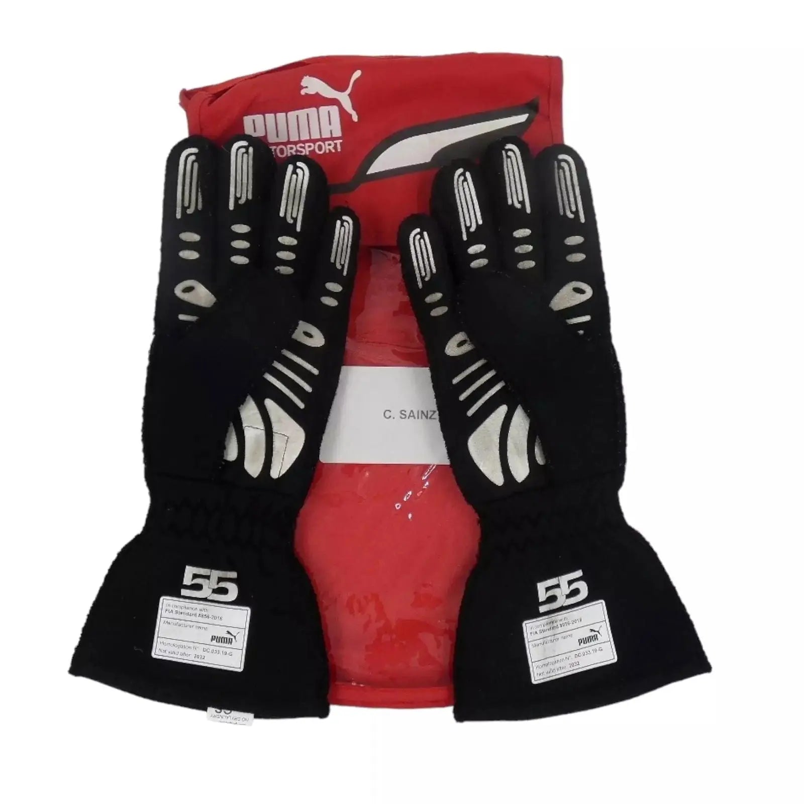 2022 Carlos Sainz Ferrari Race Gloves