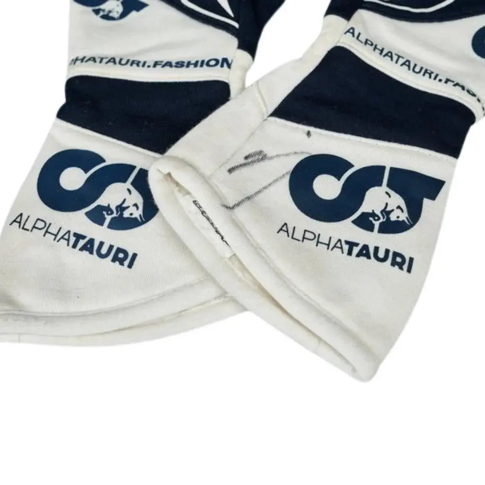 2022 Yuki Tsunoda Scuderia AlphaTauri F1 Race gloves
