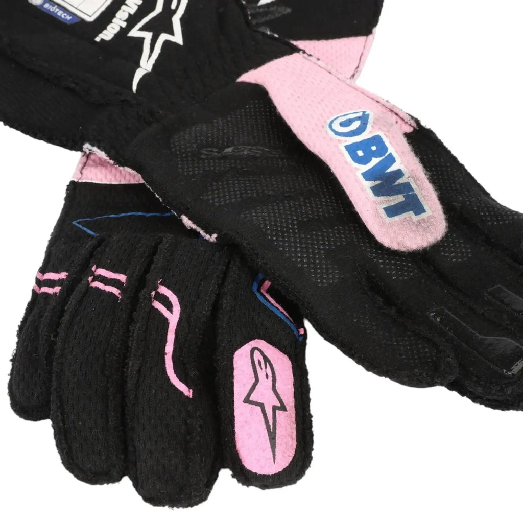 2023 ESTEBAN OCON WEEKEND WORN RACE GLOVES - MIAMI GP