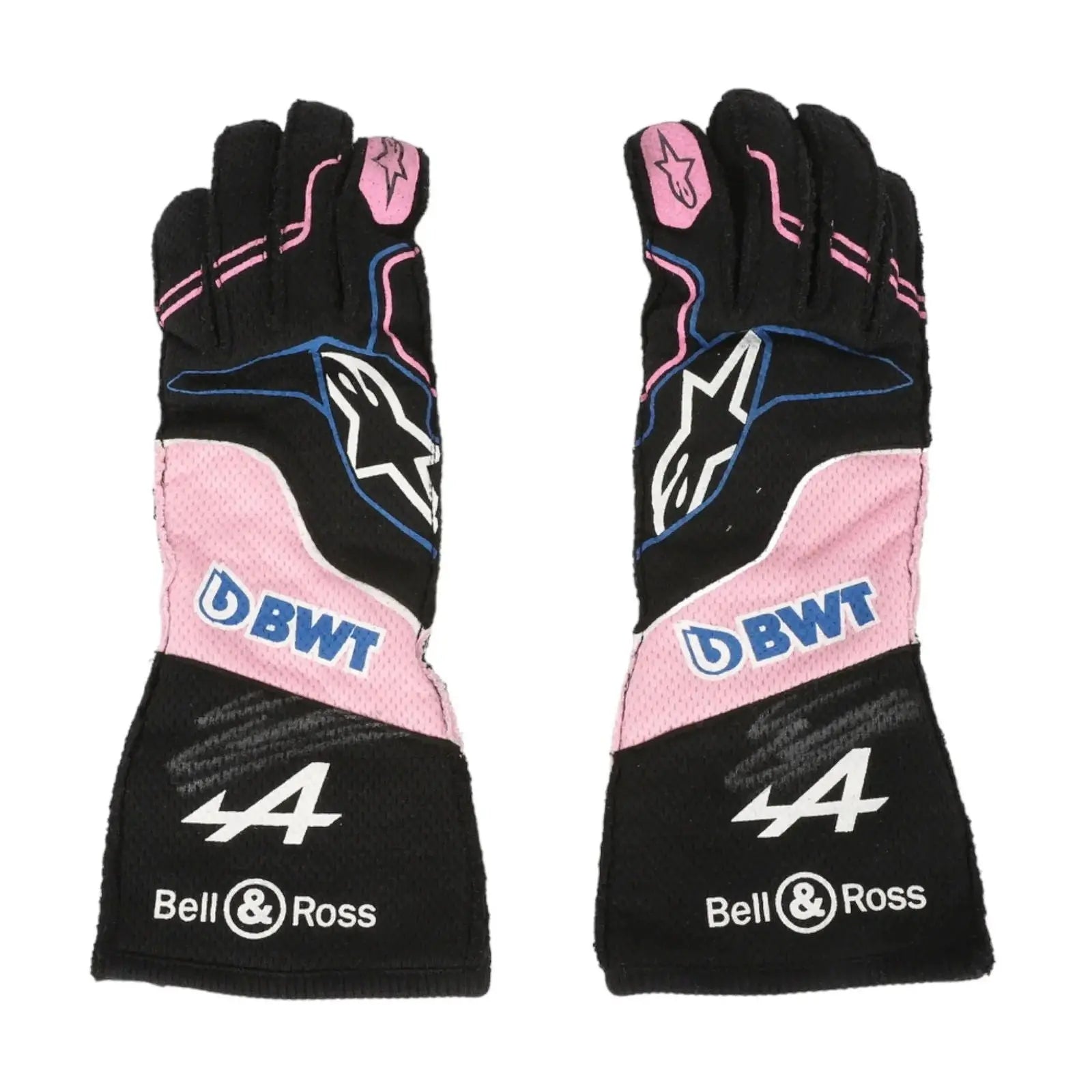 2023 ESTEBAN OCON WEEKEND WORN RACE GLOVES - MIAMI GP