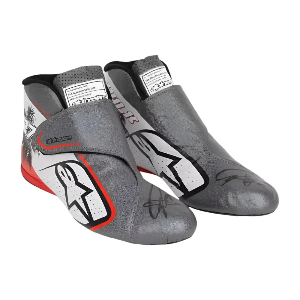 2023 Kevin Magnussen Haas F1 Team Race Boots  -  Miami GP - Speedxcrafts