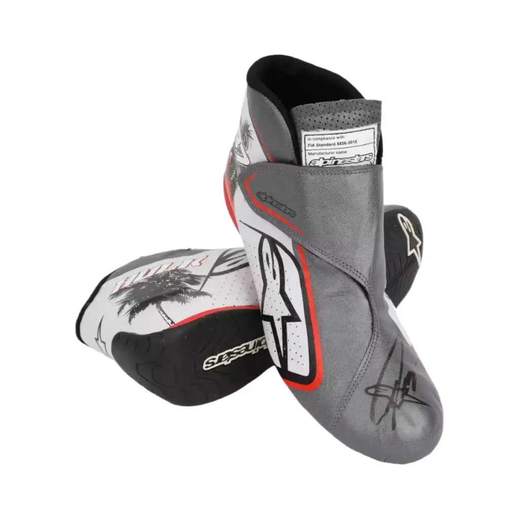 2023 Kevin Magnussen Haas F1 Team Race Boots  -  Miami GP - Speedxcrafts