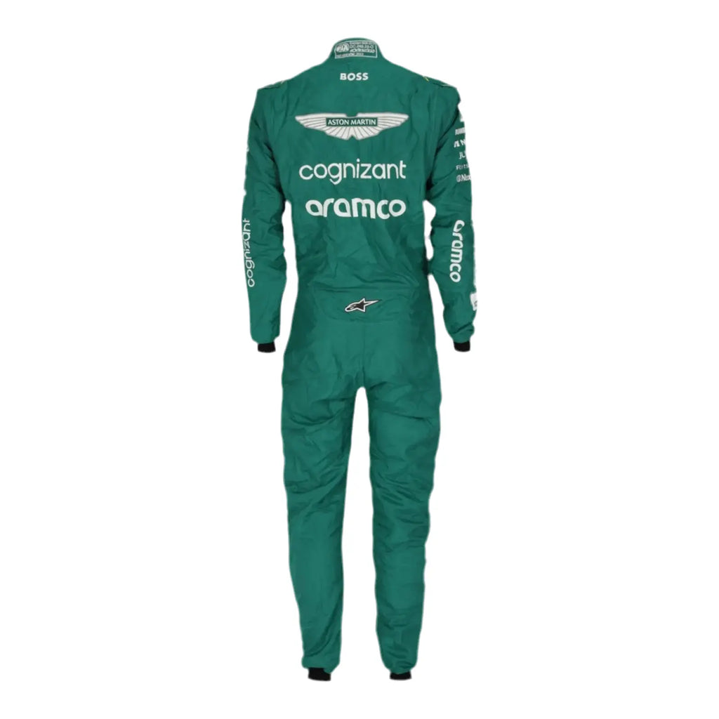 2023 Lance Stroll Aston Martin F1 Race Suit - São Paulo GP
