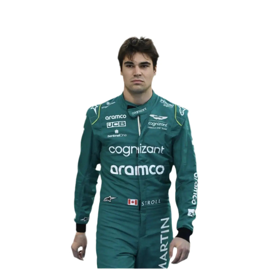 2023 Lance Stroll Aston Martin F1 Race Suit - São Paulo GP
