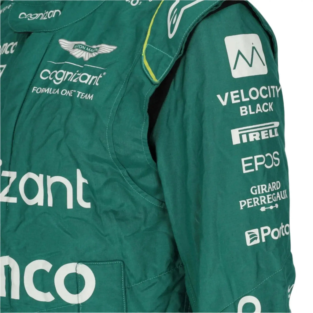 2023 Lance Stroll Aston Martin F1 Race Suit - São Paulo GP
