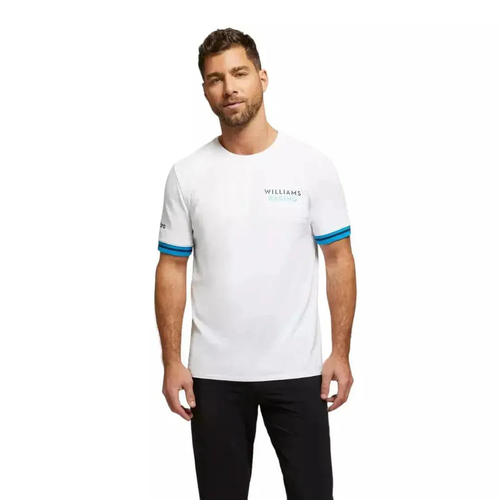 2023 Men's Off Track Presentation Tee White Williams Racing - Speedxcrafts
