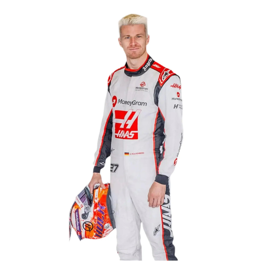 2023 Nico Hulkenberg Haas F1 Race Suits - Las Vegas