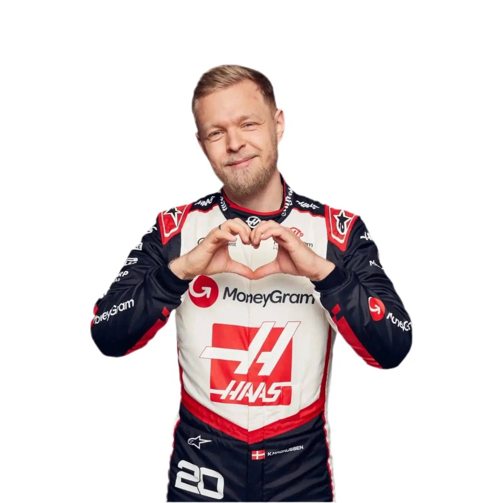 2024 Kevin Magnussen Replica Race Suit | Haas F1 Team Merchandise - Speedxcrafts