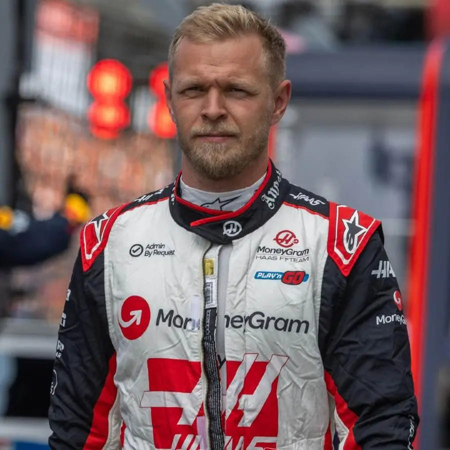 2024 Kevin Magnussen Replica Race Suit | Haas F1 Team Merchandise - Speedxcrafts