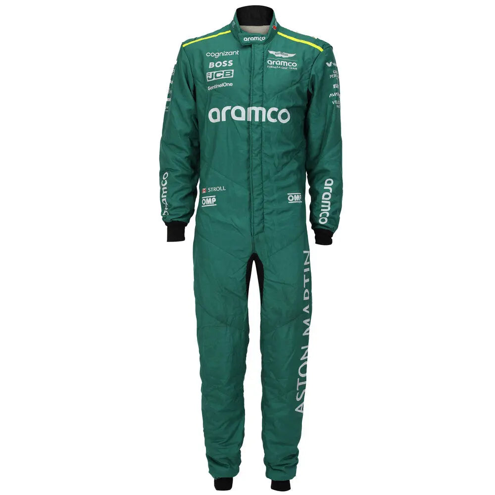 2024 Lance Stroll Replica Race Suit | Aston Martin F1 Team - Speedxcrafts
