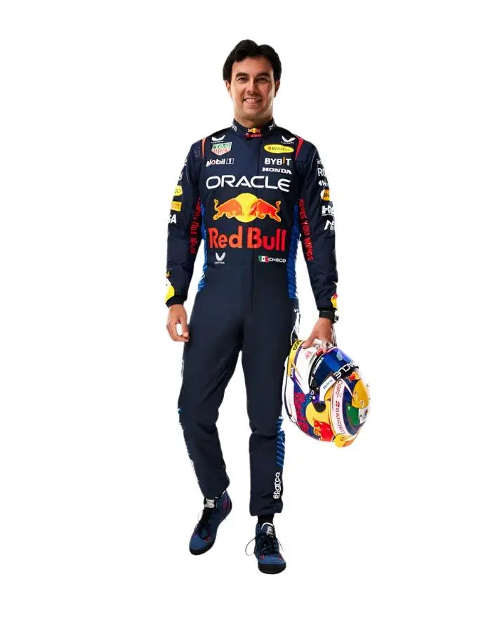 2024 Max Verstappen F1 Oracle Red Bull Fire-Resistant Racing Suit – Official Formula 1 Teamwear - Speedxcrafts