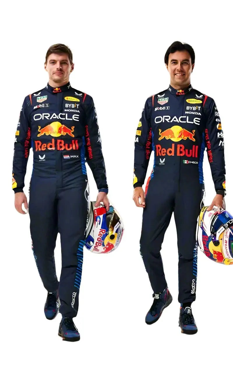 2024 Max Verstappen F1 Oracle Red Bull Fire-Resistant Racing Suit – Official Formula 1 Teamwear - Speedxcrafts