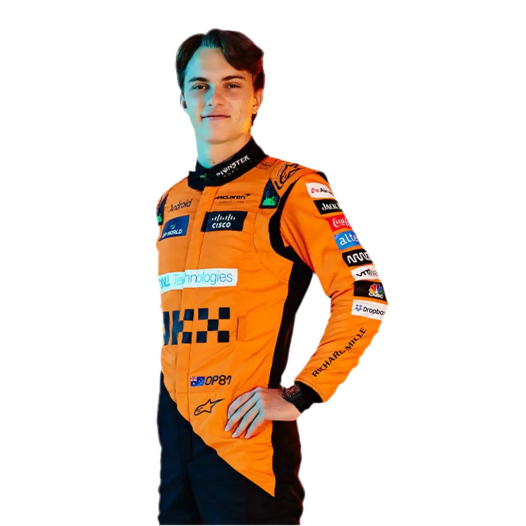 2024 Oscar Piastri Replica Race Suit | McLaren F1 Team - Speedxcrafts