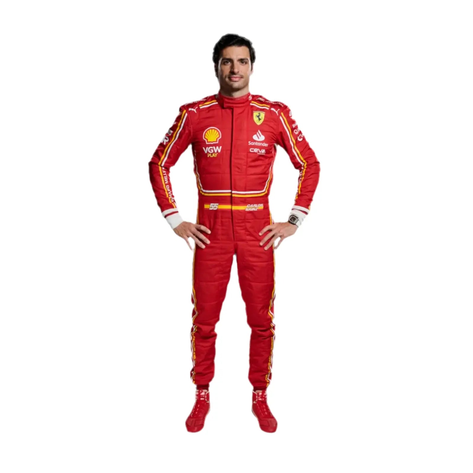 2024 Scuderia Ferrari Replica Race Suit | Official Team Merchandise - Speedxcrafts